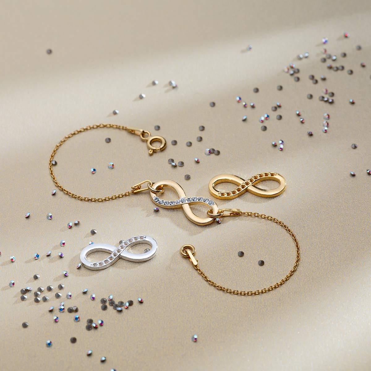 Eight Shape Infinite Symbol Women Lucky Hand Chain Friendship Bracelet  Bangle | Fruugo KR